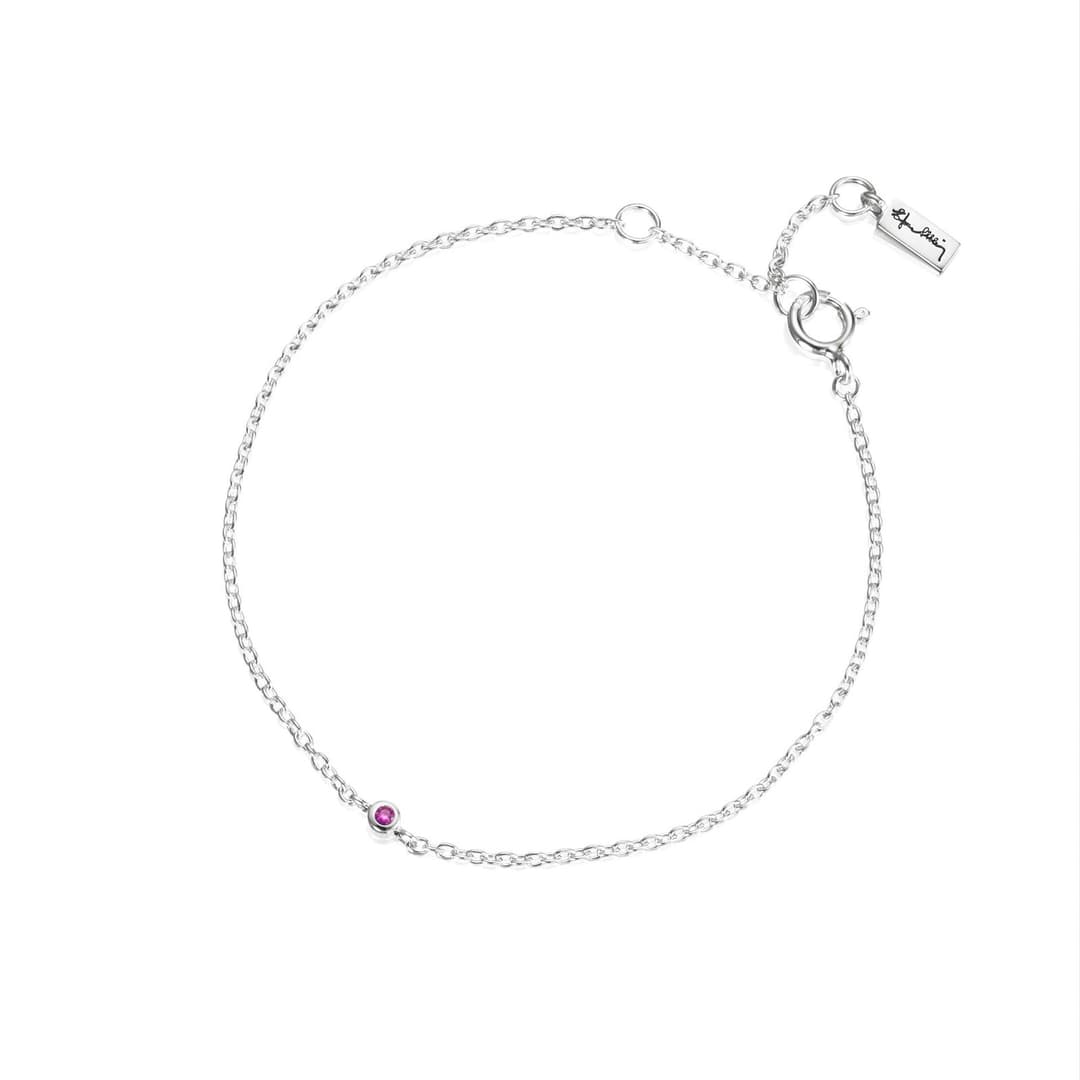 Micro Blink Bracelet - Pink Sapphire.