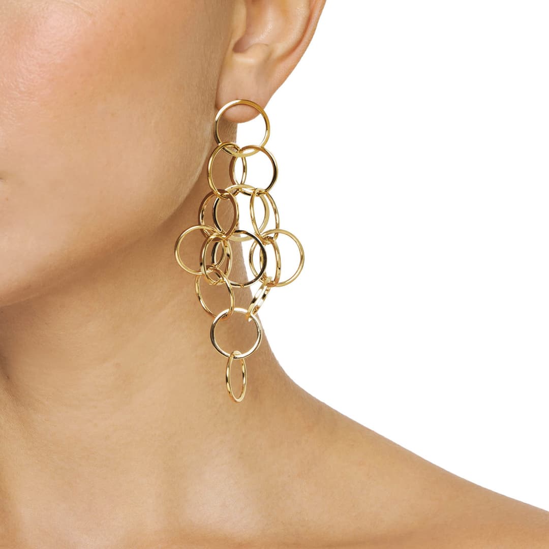 Messy Rings Earrings.