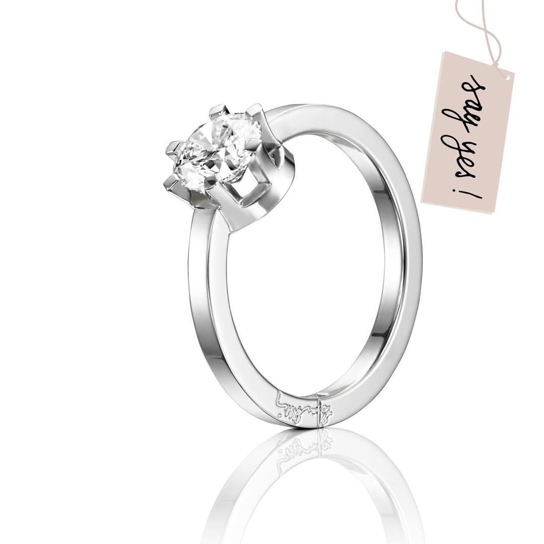 Crown Wedding Ring 1.0 ct.