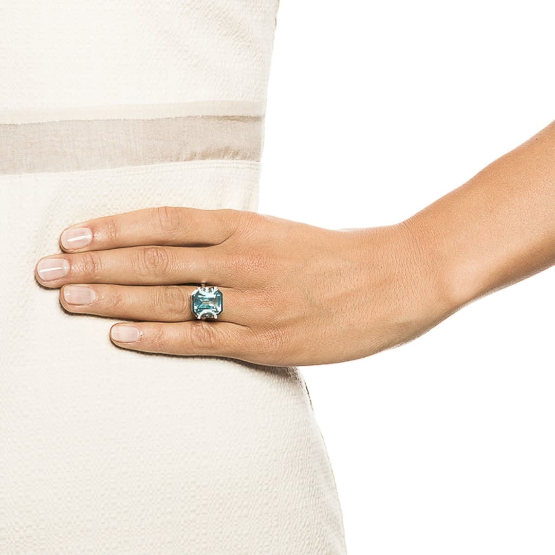 Little Magic Star Ring - Aquamarine.