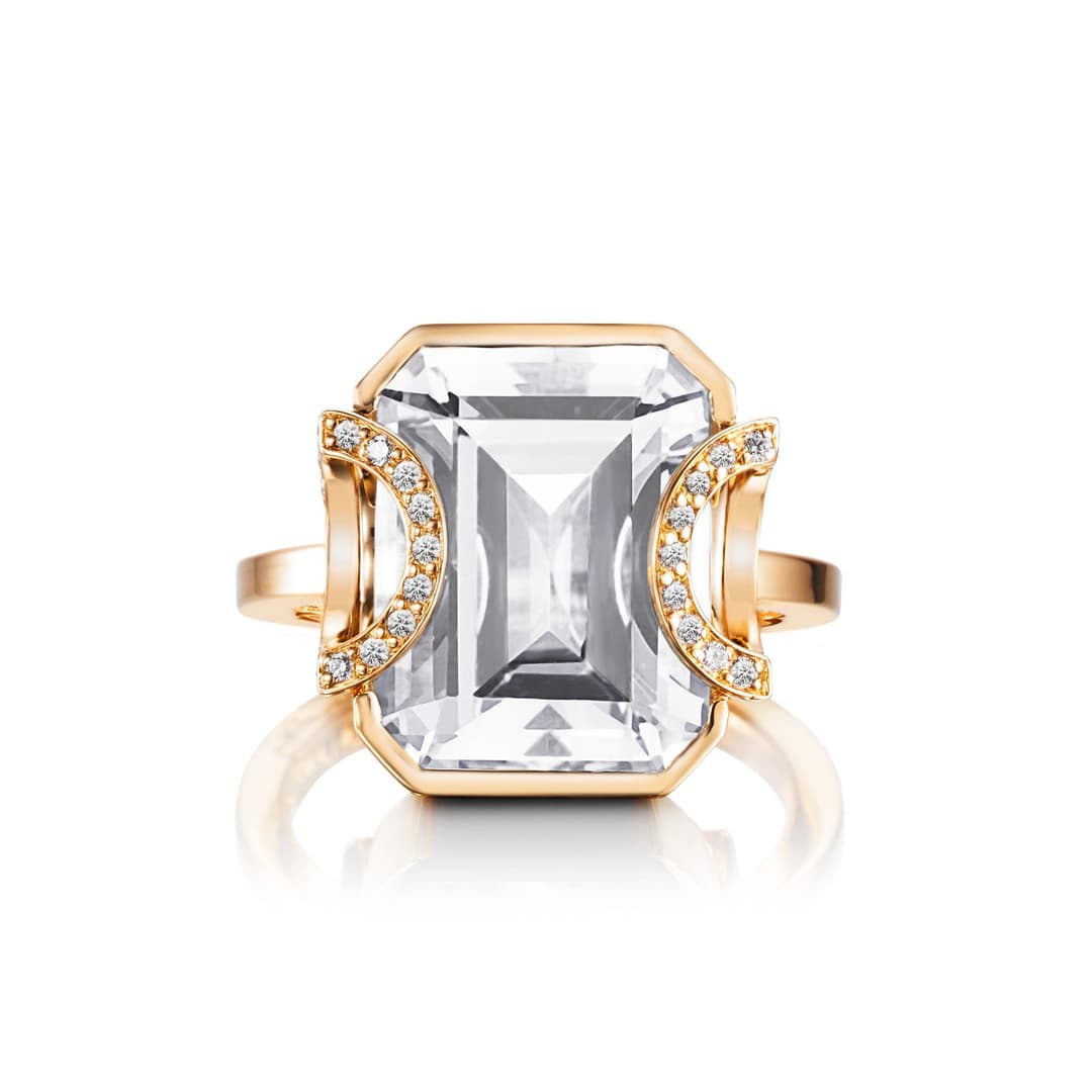 Little Magic Star Ring - Crystal Quartz.