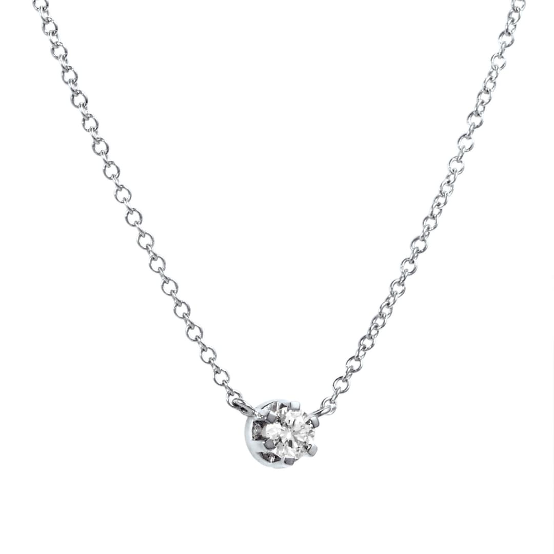 Crown & Stars Necklace 0.30 ct
