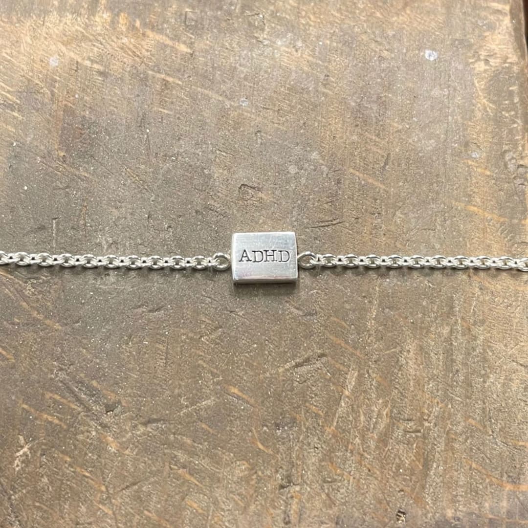ADHD Silver Bracet