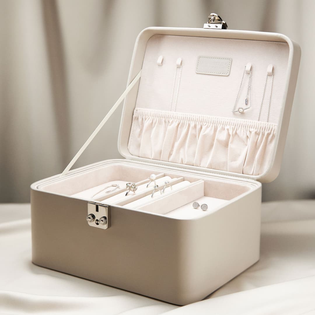 Treasure box large - taupe