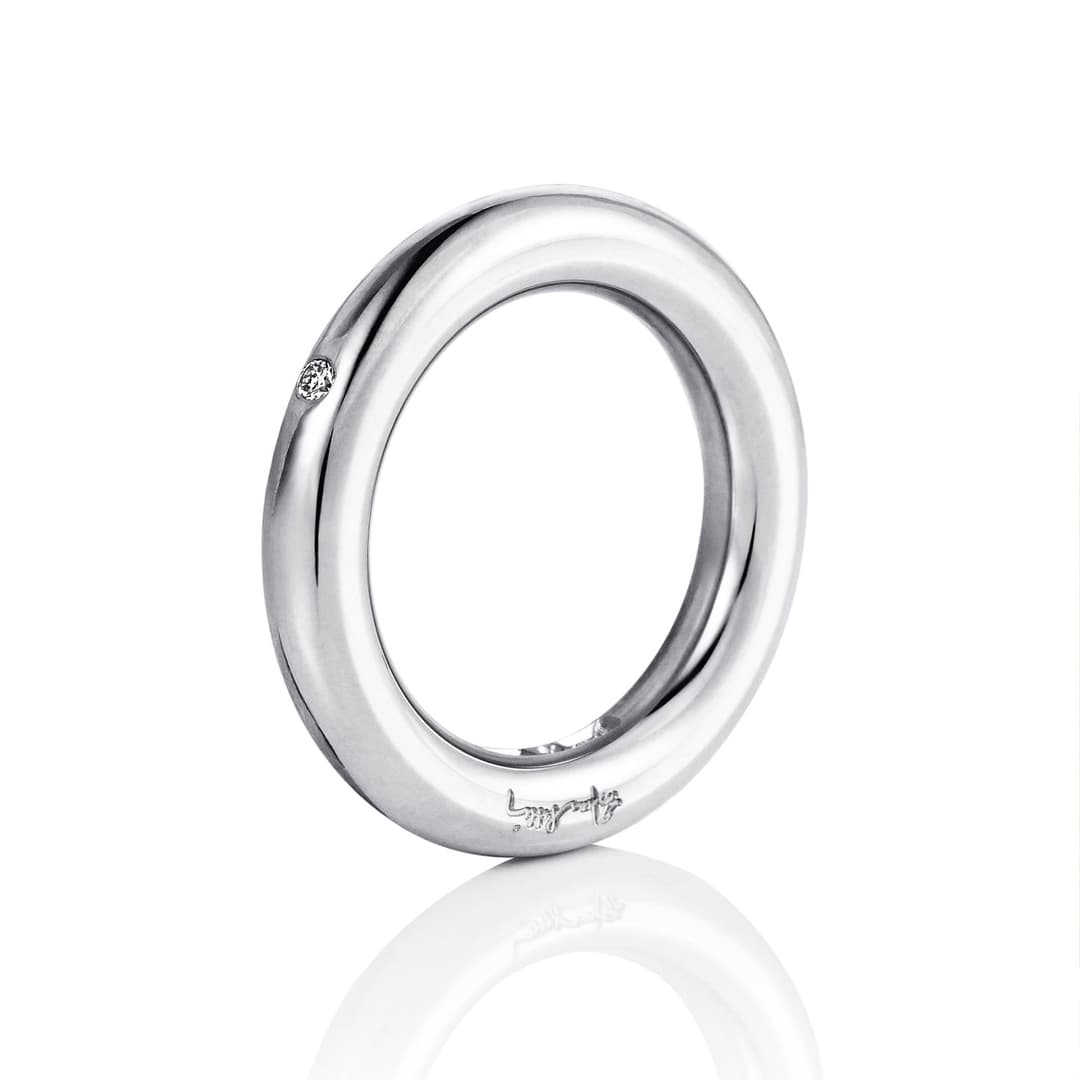 One Love & Stars Ring 0.03 ct