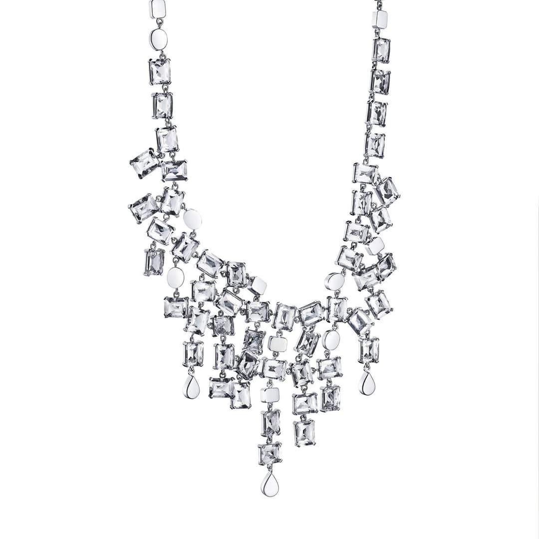 Crystal Rain Collier - Clear