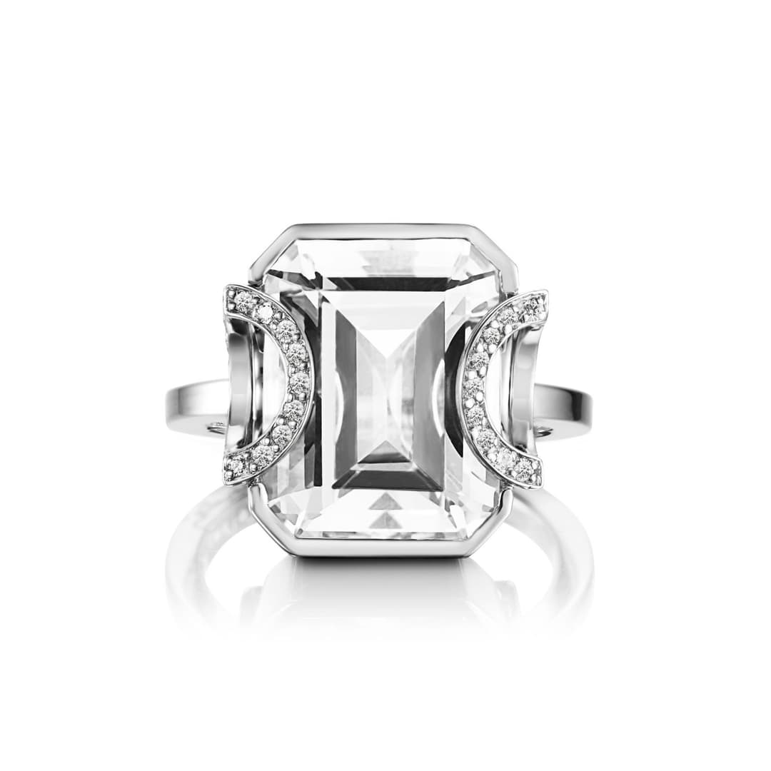 Little Magic Star Ring - Crystal Quartz.